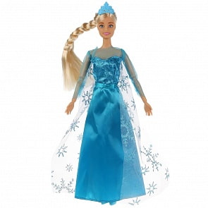 Кукла Снежная Принцесса София, сгибаются руки и ноги, 29 см (Карапуз, 99195-S-AN)