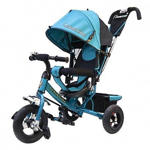 Трехколесный велосипед - Lexus Trike, колеса 10" и 8", голубой (Lexus Trike, 950-N108-AQUAsim)