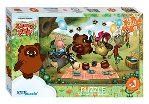 Пазл Винни Пух, 560 элементов (Step Puzzle, 78084)