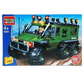 Конструктор Город мастеров – Болотоход, с фигурками, 232 детали (Город мастеров, 5064-UU)