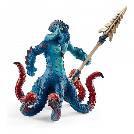 Фигурка Eldrador Schleich Морское чудовище с оружием – Кракен 