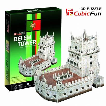 3D puzzles. Пазлы объёмные. Башня Белен  