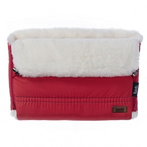 Муфта меховая для коляски Nuovita Alpino Bianco Rosso/Красный (Nuovita, NUO-mALPB_1946)