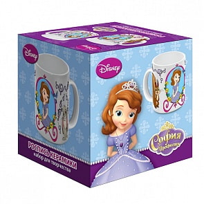 Кружка керамическая с рисунком Disney София (Multiart, 1271-SFsim)