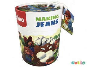 Развивающие пазлы - Делаем джинсы, 15 деталей (Cubika, 14231)