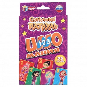 Развивающие карточки Умные игры - Уномания Сказочный Патруль, 72 карточки (Умка, 4680013713706)