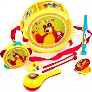 Набор музыкальных инструментов - Маша и Медведь (Играем вместе, B1245597-R2sim)
