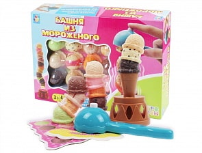 Игра настольная Игродром - Башня из мороженого (1Toy, Т13549)
