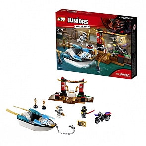 Конструктор Lego Juniors - Погоня на моторной лодке Зейна (Lego, 10755)