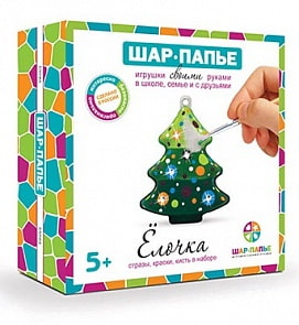 Набор Шар-Папье - Елочка в коробке (Шар-Папье, В02533)