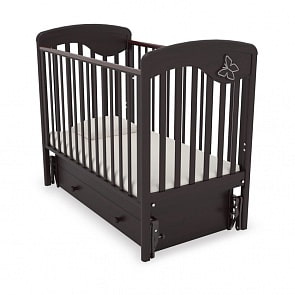 Кровать детская Гандылян К-2002-24м Джулия (Бабочка) маятник универсальный, махагон (Gandylyan, GAN-К-2002-24м_махагон)