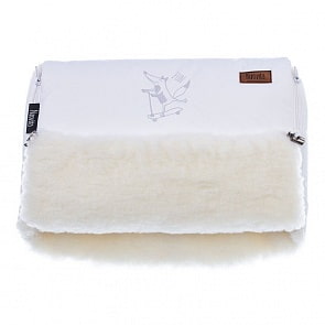 Муфта меховая для коляски Nuovita Islanda Bianco Bianco/Белый (Nuovita, NUO-mISLB_2058)