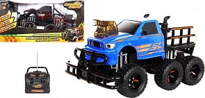 Пикап на радиоуправлении синий, с аккумуляторной батареей и пультом (YE81402)
