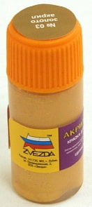 Краска золото (Звезда, АКР-03)