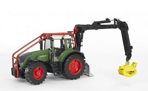 Трактор Bruder Fendt 936 Vario лесной с манипулятором (Bruder, 03-042)