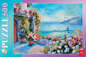 Пазлы 500 элементов – Цветущий вид (Hatber, 500ПЗ2-17102)