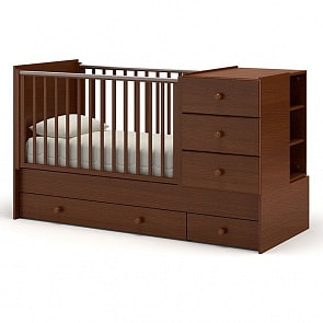 Кровать детская Гандылян КК-2010-Т Тереза, орех (Gandylyan, GAN-КК-2010-Т_орех)