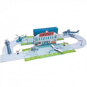 Интерактивный конструктор Маленький инженер - Аэропорт (Мозаика-Синтез, МС11149)