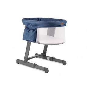 Детская приставная кроватка Nuovita Accanto Bonta Blu scuro Lino/Темно-синий лён (Nuovita, NUO-P8_940)