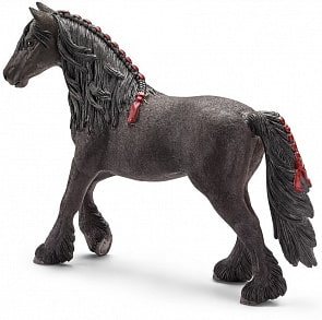 Игровая фигурка – Фризская лошадь, 14 см (Schleich, 13749k) Игровая фигурка – Фризская лошадь, 14 см (Schleich, 13749k)