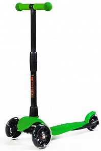 Самокат Альфа Alfa Model Buggy Boom со светящимися колесами, цвет зеленый (Buggy Boom, 003-2185)