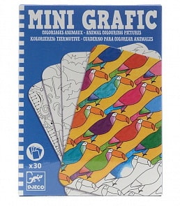 Мини-игра – Раскраски. Животные (Djeco, 05382k)