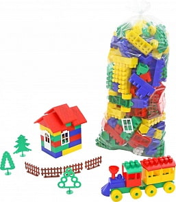 Конструктор Строитель, 181 элемент (Полесье, 36124)