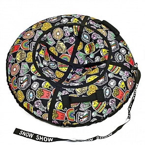 Санки надувные Тюбинг RT - Фаст-Фуд, диаметр 118 см (RT, 6801rt)