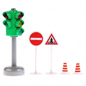 Набор Светофор и знаки, свет и звук (Технопарк, SB-13-12)
