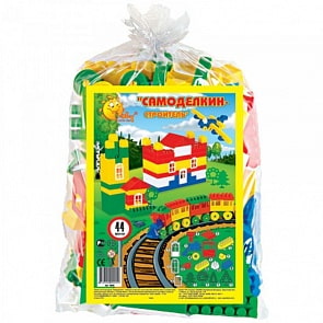 Конструктор Самоделкин, 44 детали (ПОЛЕСЬЕ, П-2952)