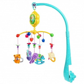 Музыкальная карусель на кроватку, колыбельные, звуки природы и сказки (Умка, HL2015-7-R-D1)