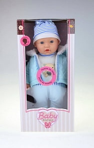 Кукла из серии Baby boutique, 40 см., со звуковыми эффектами (ABtoys, PT-00961)