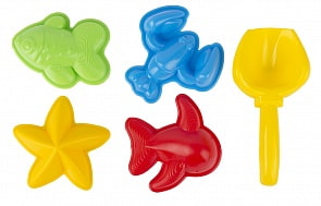 Песочный набор: формы для песка Море и совок (Совтехстром, У464)
