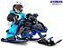 Снегокат Yamaha - Apex Snow Bike With Led со светящимися фарами, синий  - миниатюра №4