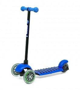 Трехколесный самокат Glider de luxe mini blue Y-Bike, 4558RT