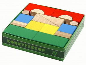 Конструктор деревянный цветной 30 деталей (Престиж-игрушка, СЦ1151) Конструктор деревянный цветной 30 деталей (Престиж-игрушка, СЦ1151)