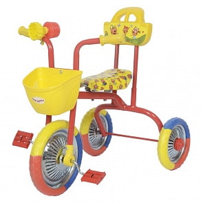 Трехколесный велосипед Три Кота с корзиной (7021M3CATS-21)