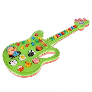 Электрогитара, 20 песен из мультфильмов, 2 режима работы (Умка, B212180-R1sim)