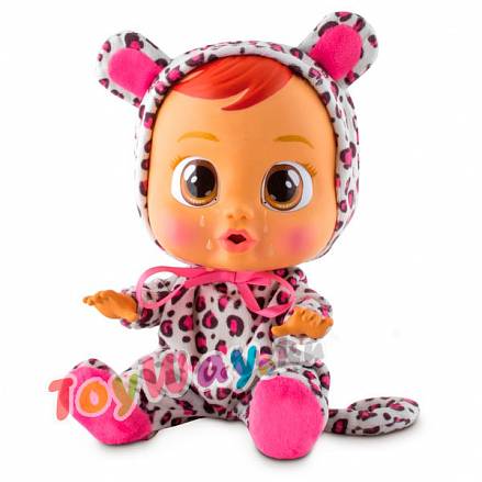 Кукла Cry Babies - Тигренок Лея, плачет, озвучена, 31 см 