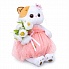 Мягкая игрушка - Кошечка Ли-Ли с белым букетом, 24 см  - миниатюра №1