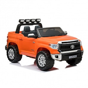 Электромобиль Toyota Tundra Mini оранжевого цвета (ToyLand, JJ2266_оранжевая)
