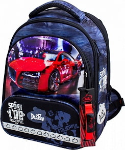 Ранец DeLune 9-129 с мешком для обуви, жестким пеналом и часами (Winner, 9-129)