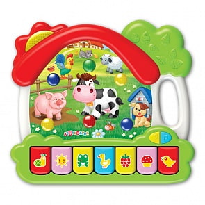 Игрушка музыкальная - Домик. Ферма (Азбукварик, 28208-4)