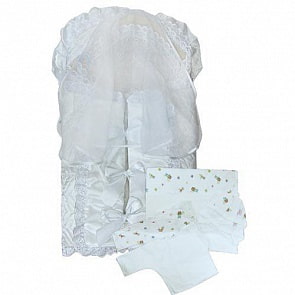 Конверт на выписку - Соня-2, 9 предметов, белый (Золотой Гусь, 11111-z)