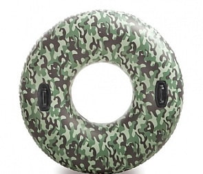 Камуфлированный надувной круг (Intex, int58265NP)
