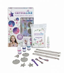 Набор для создания украшений из серии Crystalike: 5 подвесок и кольцо (1toy, Т14370)