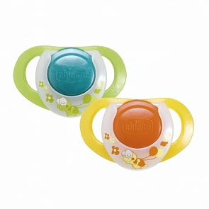 Пустышка силиконовая 12+, 2 шт, нейтральная (Chicco, 5725.00)