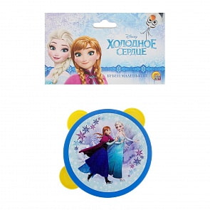 Игрушка музыкальная - Бубен маленький из серии Дисней. Холодное Сердце-7 (Рыжий кот, И-1815)