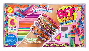 Набор - Плетем браслеты-фенечки из цветных шнуров (Alex Toys, 124S)