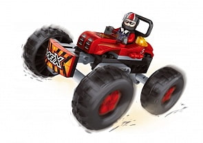 Конструктор - Гоночная машина с фигуркой, 90 деталей (Ausini, 26306)